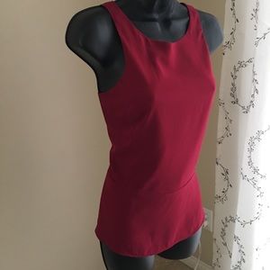 Red and Pink halter like top combo